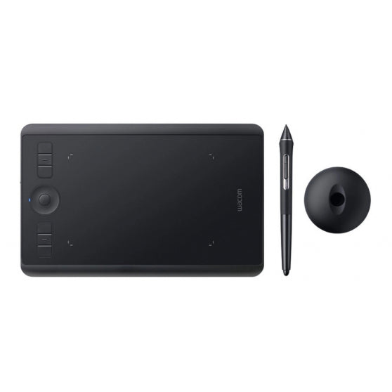 Wacom Intuos Pro Small - Digitizer - Right- and Left-handed - 16 x 10 cm - multi-touch - electromagnetic - 6 buttons - wireless, wired - Bluetooth, USB 2.0 - black