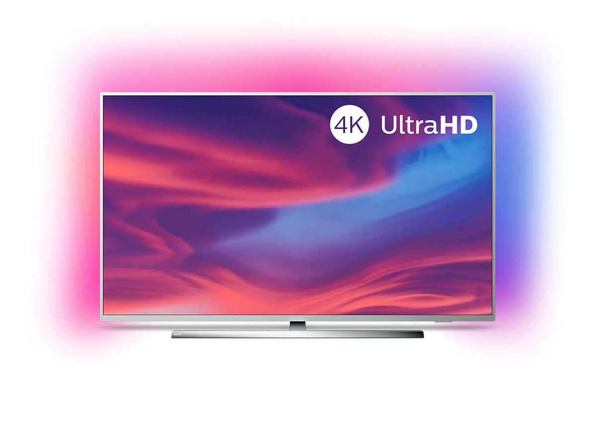 Philips 43PUS7354 - Televisor LCD de 43" Diagonal Class Performance Serie 7300 con retroiluminación LED - Smart TV - Android TV - 4K UHD (2160p) 3840 x 2160 - HDR - Plateado claro
