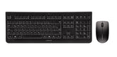 CHERRY DW 3000 - Juego de teclado y mouse - inalámbrico - 2.4 GHz - español - interruptor: CHERRY LPK - negro