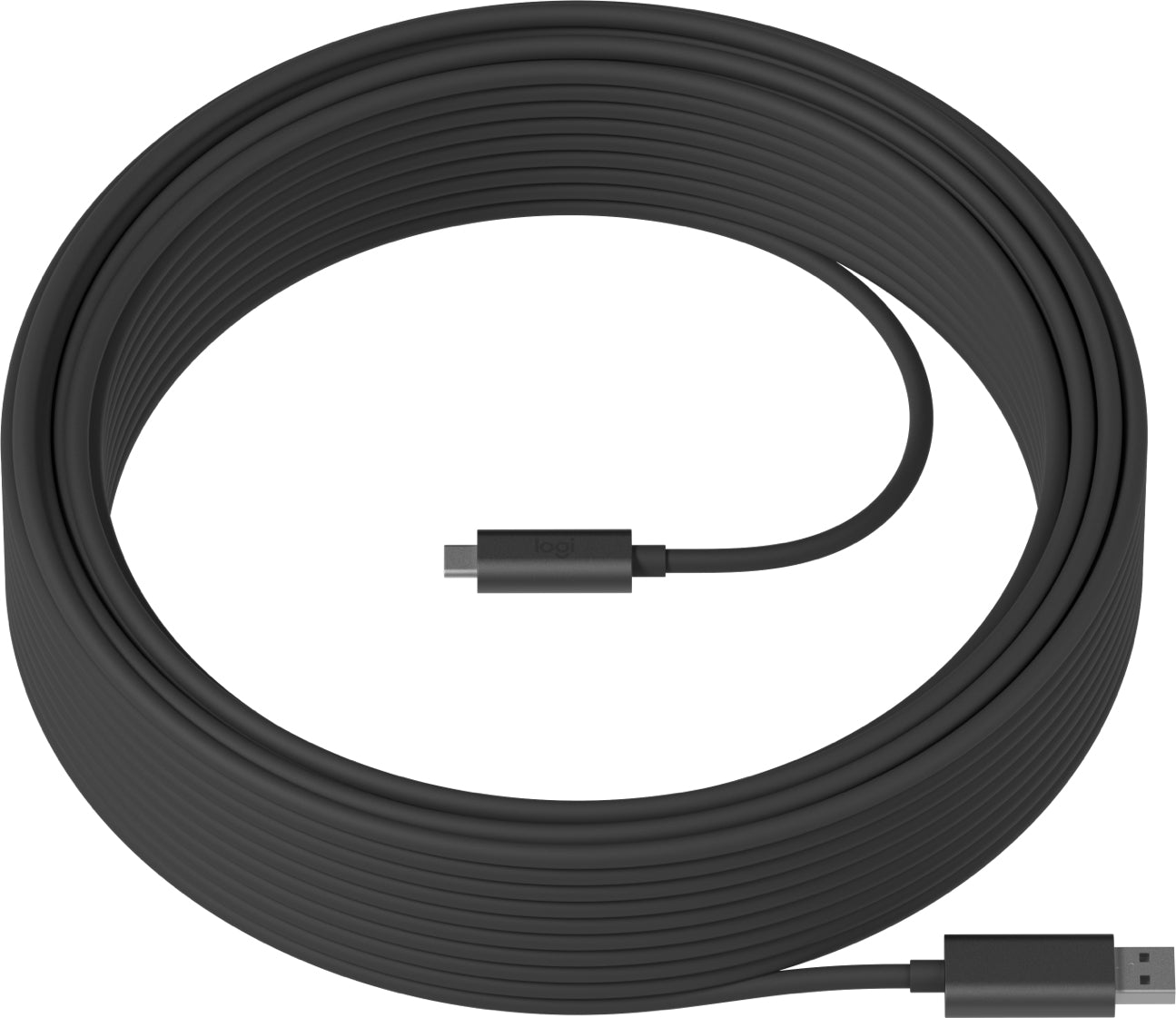 Logitech Strong - Cabo USB - USB Tipo A (M) para USB-C (M) - USB 3.2 Gen 2 - 25 m - câmara, Active Optical Cable (AOC)