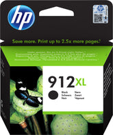 HP 912XL - Alto rendimiento - negro - original - cartucho de tinta - para Officejet 80XX, Officejet Pro 80XX