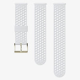 Suunto Athletic 1 - Bracelete de relógio para relógio inteligente - Small/Medium size - branco, ouro - para Suunto 3 Fitness