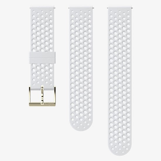 Suunto Athletic 1 - Smart watch watch strap - Small/Medium size - white, gold - for Suunto 3 Fitness