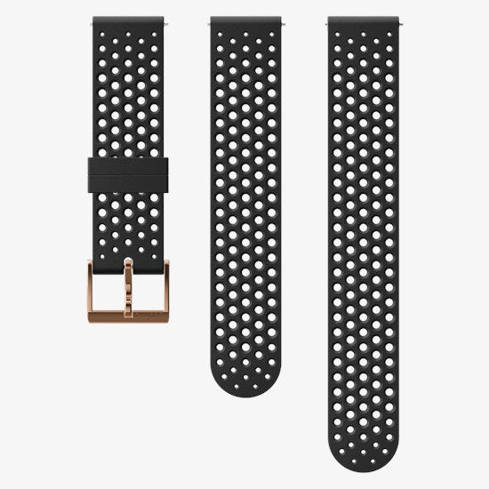 Suunto Athletic 1 - Smart watch watch strap - Small/Medium size - black, copper - for Suunto 3 Fitness