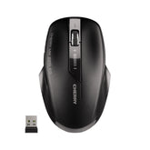 CHERRY MW 2310 2.0 - Ratón - para diestros y zurdos - óptico - 6 botones - inalámbrico - RF, 2,4 GHz - Receptor inalámbrico USB - negro