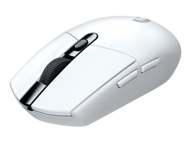 Logitech G G305 - Ratón - óptico - 6 botones - inalámbrico - LIGHTSPEED - Receptor inalámbrico USB - blanco