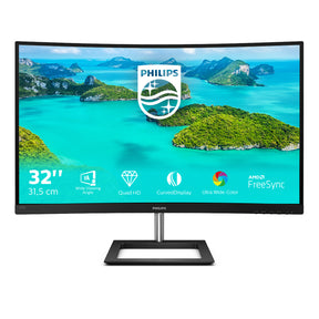 PHILIPS LED MONITOR 32 (31.5) CURVED QHD VGA HDMI DP 325E1C/00