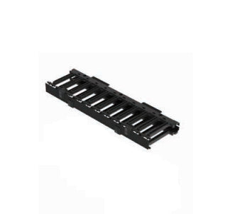 Eaton High Density Horizontal - Cable Management Kit - Black - 1U - 19"