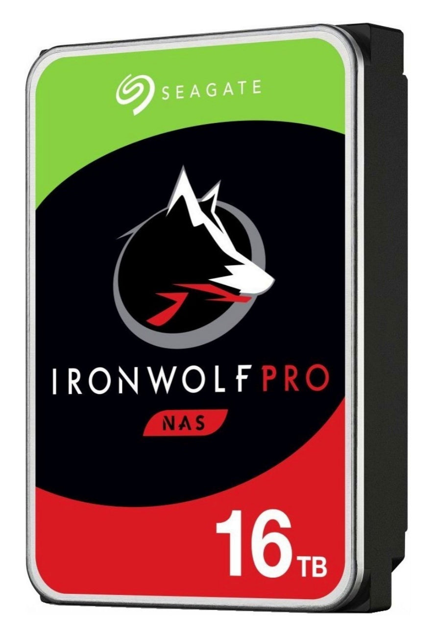 Seagate IronWolf Pro ST16000NE000 - Hard disk - 16 TB - internal - 3.5" - SATA 6Gb/s - 7200 rpm - buffer: 256 MB - with 2 years Rescue Data Recovery Plan