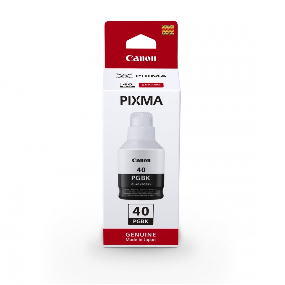 Canon GI 40 PGBK - Black - original - ink refill - for PIXMA G5040, G6040, G7040, GM2040, GM4040