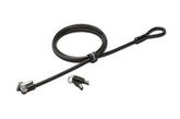 Candado con llave Kensington N17 para portátiles - Con llave maestra - Para dispositivos Dell - Candado con cable de seguridad - 1,83 m