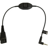 Jabra - Cabo de auricular - micro jack macho para Quick Disconnect macho