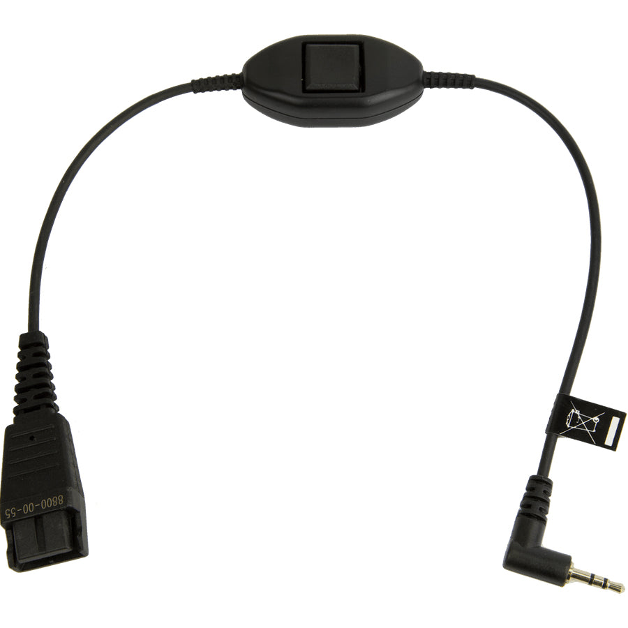 Jabra - Headset cable - male micro jack to male Quick Disconnect