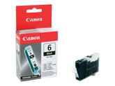 Canon BCI-6BK - Negro - original - depósito de tinta - para i86X, 90X, 96X, 990, 99XX, PIXMA IP4000, iP5000, iP6000, iP8500, MP750, MP760, MP780, S830 (4705A002)