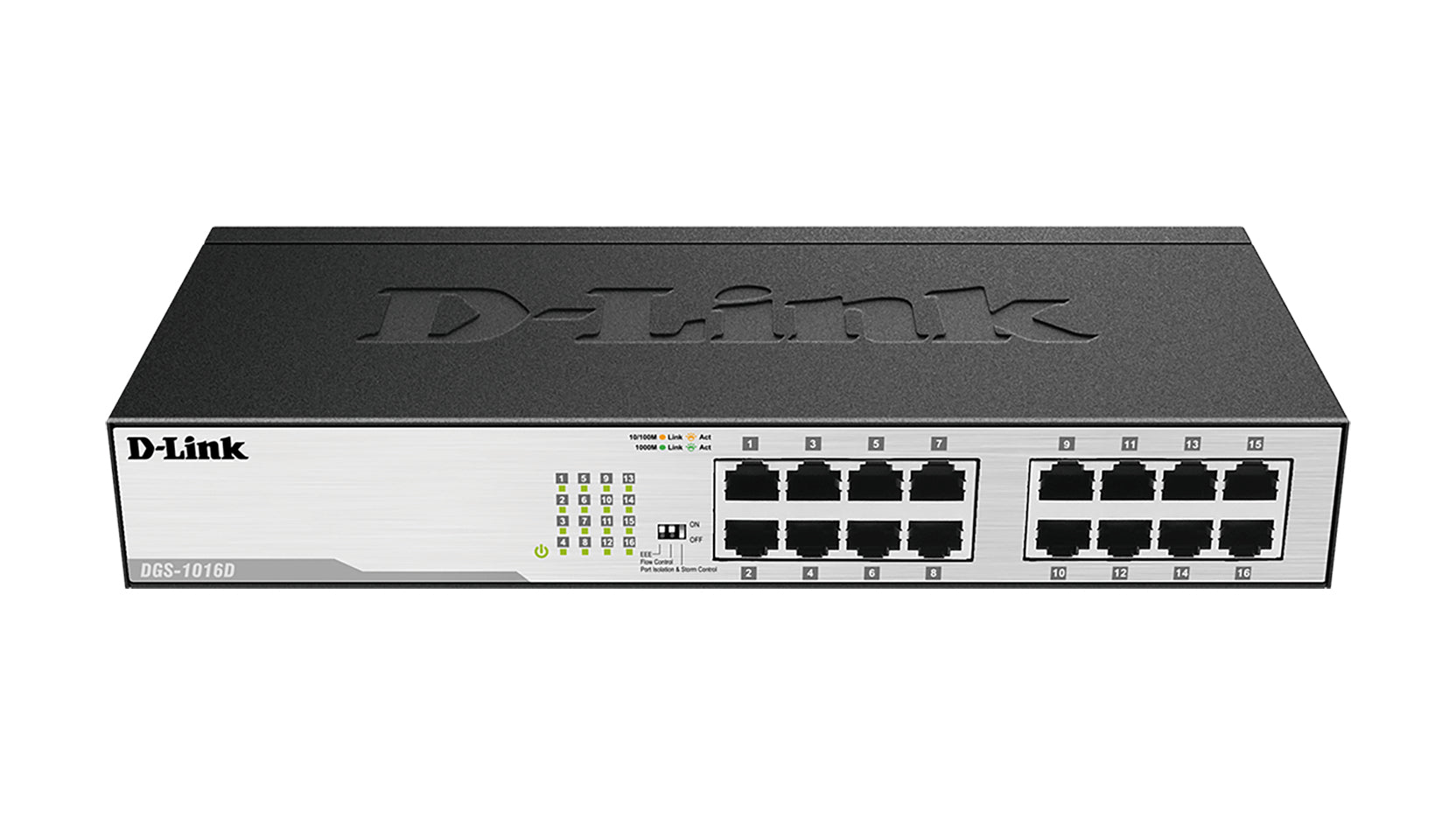 INTERRUPTOR D-LINK GIGABIT 16x1000 DE ESCRITORIO/MONTAJE EN RACK #PROMO #BLACK FRIDAY