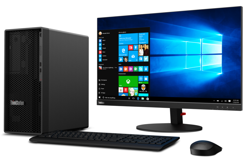 Lenovo ThinkStation P350 30E3 - Torre - 1 x Core i7 11700 / 2.5 GHz - vPro - RAM 16 GB - SSD 512 GB - TCG Opal Encryption, NVMe, HDD 1 TB - RTX A2000 - GigE - Win 10 Pro 64-bit - monitor: ninguno - teclado: portugués - TopSeller