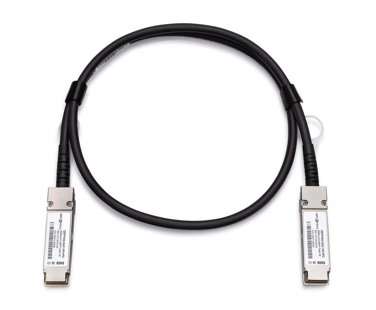 Cisco Meraki - Stacking Cable - QSFP to QSFP - 3 m - to Cloud Managed MS350-24, MS350-24P, MS350-48, MS350-48FP, MS350-48LP (MA-CBL-40G-3M)