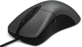 Microsoft Classic IntelliMouse - Rato - para direita - óptico - 5 botões - com cabo - USB - cinza