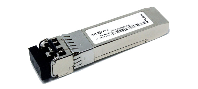 Cisco Meraki 10G Base ER Module - SFP+ Transceiver Module - 10 GigE - 10GBase-ER - singlemode LC - up to 40 km - 1550 nm - for Cisco Meraki MX250, MX450, Cloud Managed MS125, MS225, MS250, MS355