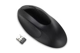 Kensington Pro Fit Ergo Wireless Mouse - Mouse - ergonomic - 5 buttons - wireless - 2.4GHz, Bluetooth 4.0 LE - USB wireless receiver - black - retail