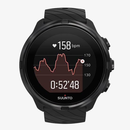 Suunto 9 - GPS/GLONASS/Galileo/QZSS watch - cycle, run, swim - band size: 130-230 mm