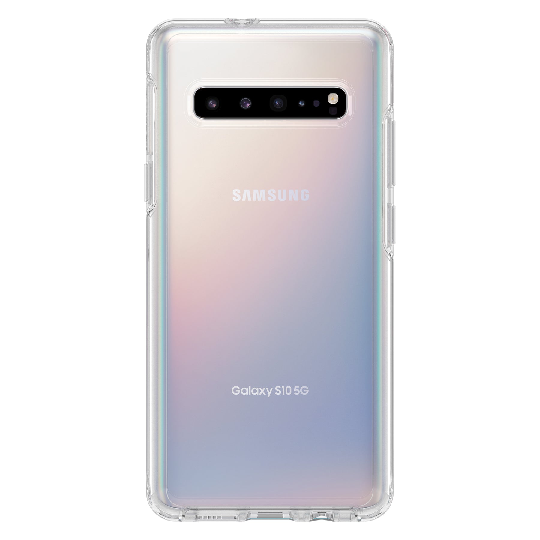 OtterBox Symmetry Series Clear - Tampa posterior para telemóvel - policarbonato, borracha sintéctica - claro - para Samsung Galaxy S10, S10 5G