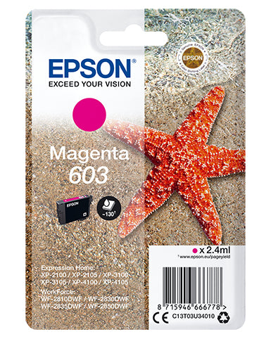 EPSON TINTEIRO MAGENTA 603 XP-28xx/3100/21xx/3105/41xx