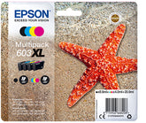 Epson 603XL Multipack - Pack de 4 - XL - Negro, Amarillo, Cian, Magenta - Genuino - Blíster - Cartucho de tinta - para Expression Home XP-2150, 2155, 3150, 3155, 4150, 4155, WorkForce WF-2820, 2840, 2845 , 2870