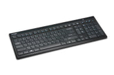 Kensington Advance Fit Ultra-Slim - Teclado - sem fios - 2.4 GHz - Francês - preto