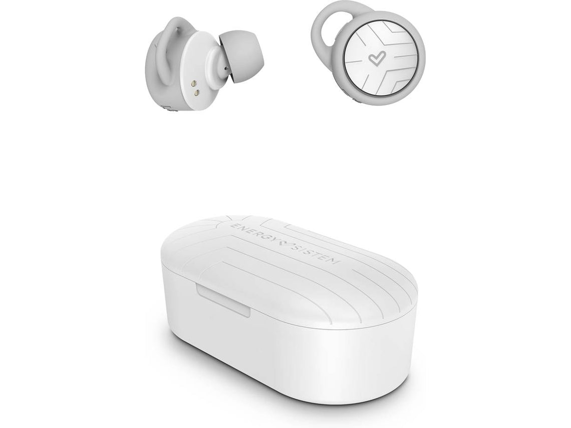 Energy Sport 2 True Wireless - Auriculares inalámbricos con micrófono - intrauditivos - bluetooth - blanco