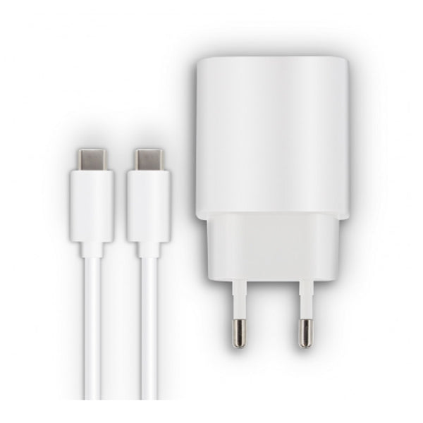 MOOOV HOME CHARGER 18W + USB-C CABLE MALE / MALE 1.2 MT