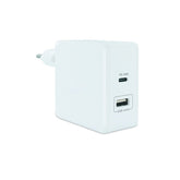 MOOOV CARREGADOR 2 USB (USB-C 30W + USB-A 12W) BRANCO