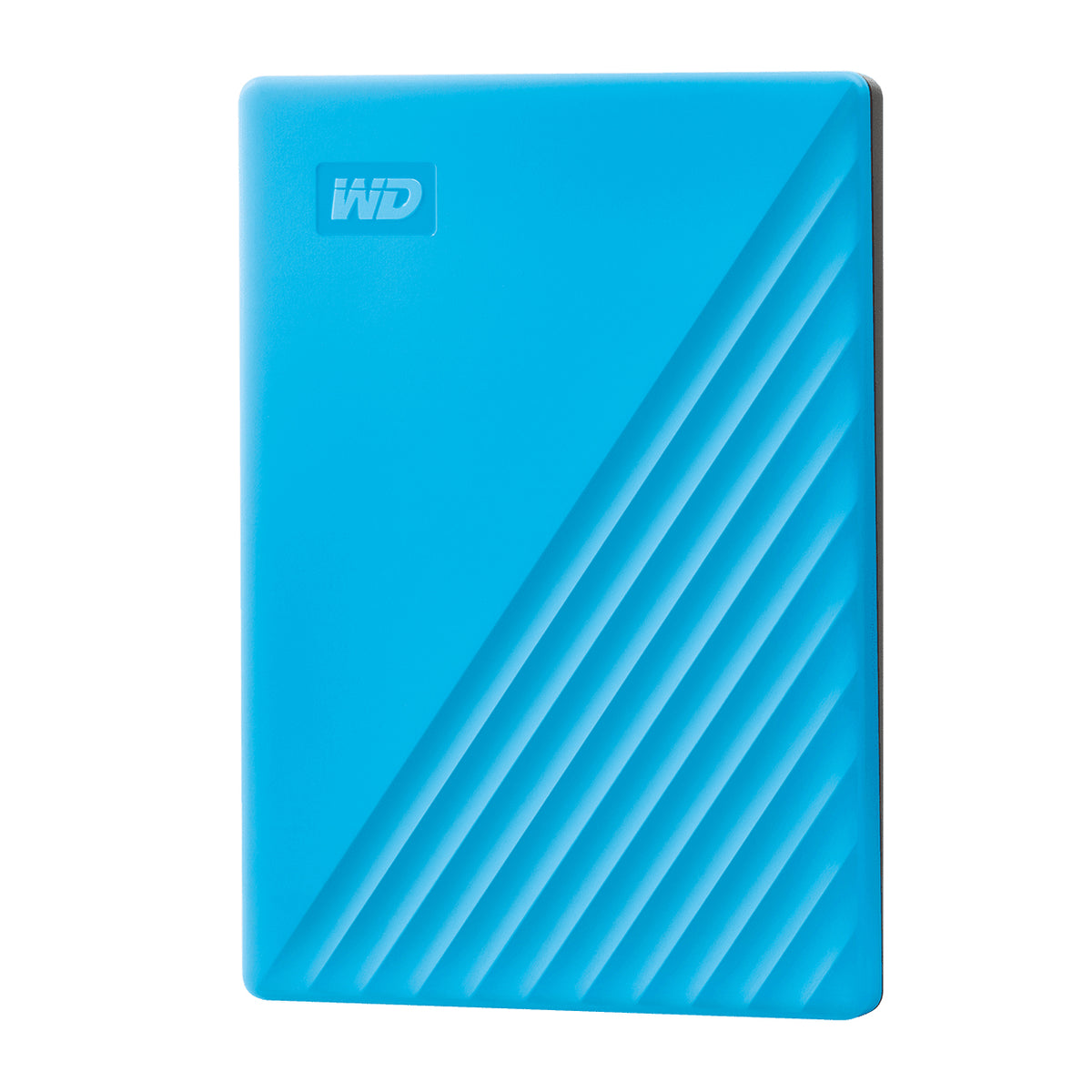 WD My Passport WDBYVG0020BBL - Hard drive - encrypted - 2 TB - external (portable) - USB 3.2 Gen 1 - 256-bit AES - blue