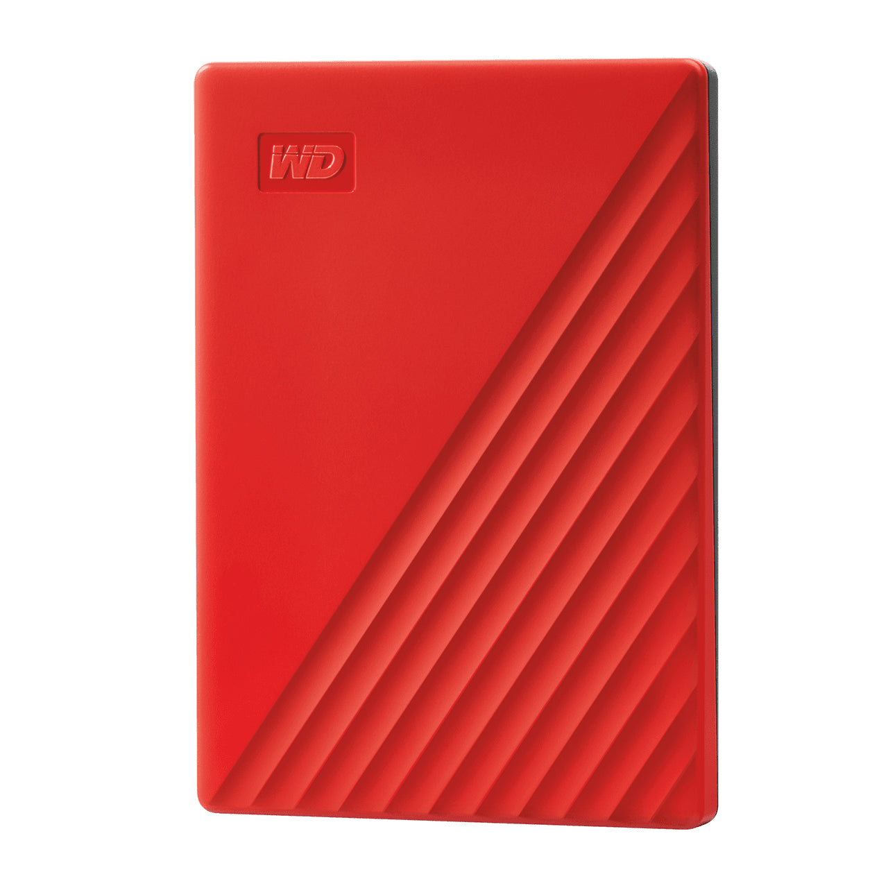 WD My Passport WDBYVG0020BRD - Hard drive - encrypted - 2 TB - external (portable) - USB 3.2 Gen 1 - 256-bit AES - red