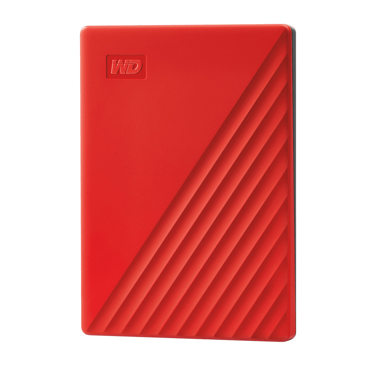 WD My Passport WDBPKJ0040BRD - Hard drive - encrypted - 4 TB - external (portable) - USB 3.2 Gen 1 - 256-bit AES - red