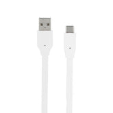 CABLE MOOOV USB-A / USB-C PLANO DATOS Y CARGA BLANCO 2mt