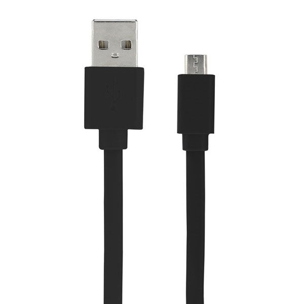 CABLE PLANO DE DATOS Y CARGA MOOOV USB/ USB-A / MICRO USB 1MT