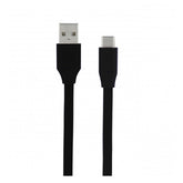 CABLE MOOOV USB-A / USB-C PLANO DATOS Y CARGA NEGRO 3MT