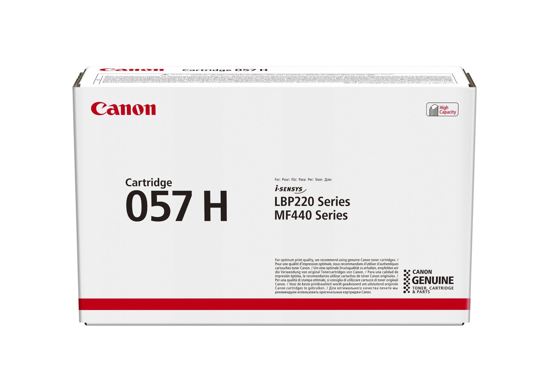 Canon 057 H - Alta capacidade - preto - original - cartucho de toner - para ImageCLASS LBP228, LBP236, LBP237, MF455, i-SENSYS LBP233, LBP236, MF453, MF455