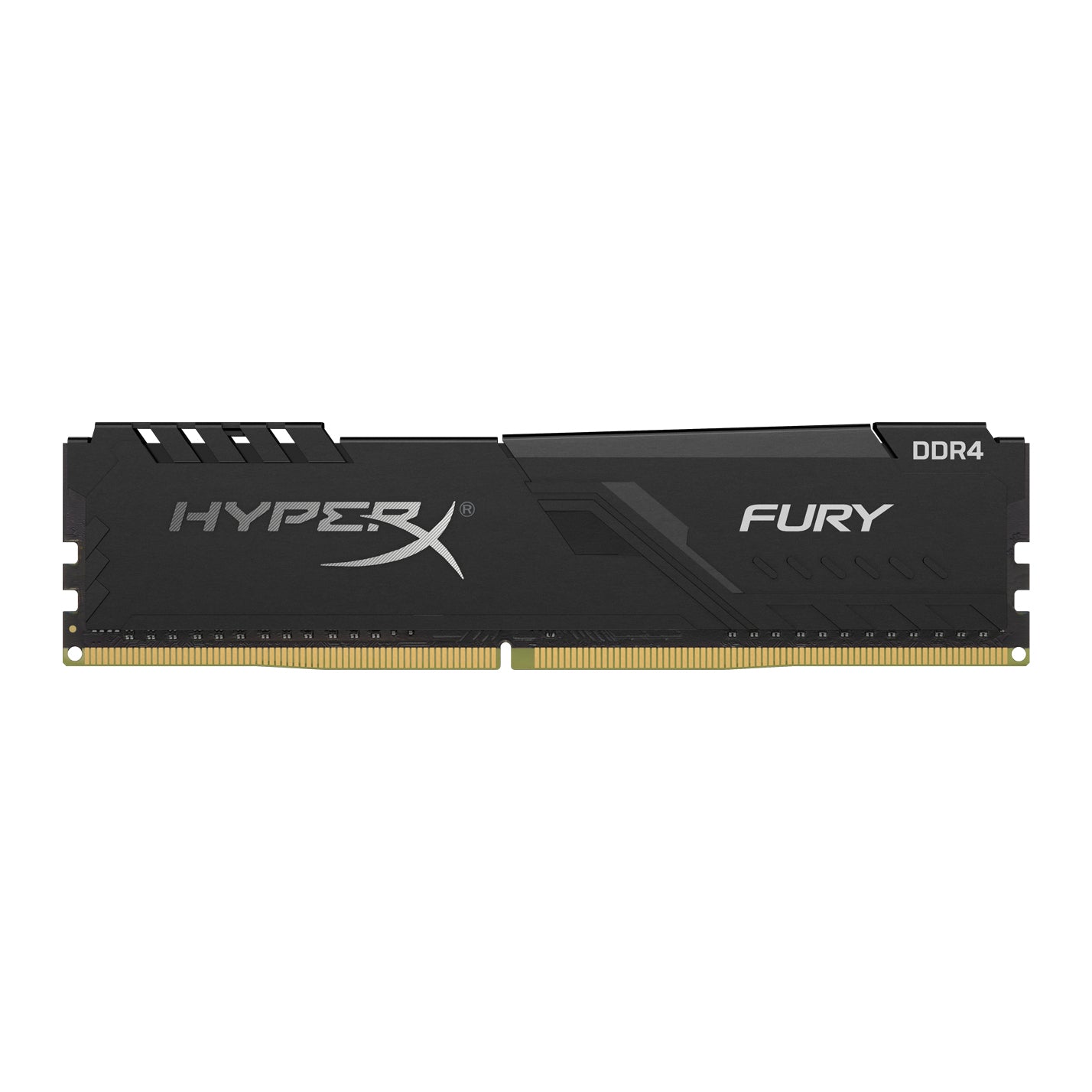 HyperX FURY - DDR4 - módulo - 4 GB - DIMM de 288 pines - 3200 MHz / PC4-25600 - CL16 - 1,35 V - sin búfer - sin ECC - negro