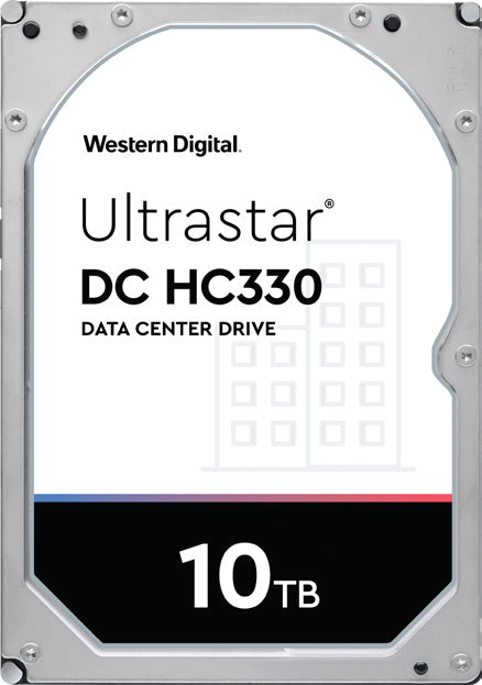 WD Ultrastar DC HC330 WUS721010ALE6L4 - Hard drive - encrypted - 10 TB - internal - 3.5" - SATA 6Gb/s - 7200 rpm - buffer: 256 MB - Self-Encrypting Drive (SED)