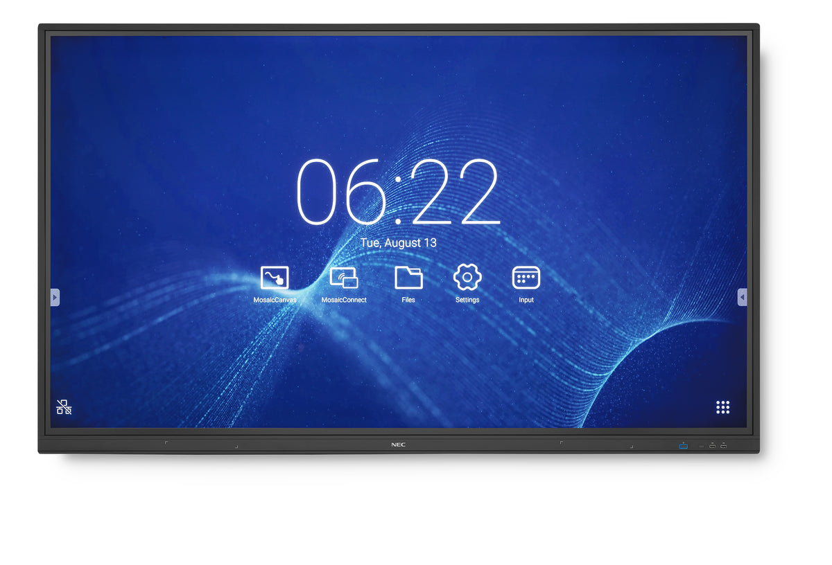 NEC MultiSync CB751Q - Pantalla LCD con retroiluminación LED de clase diagonal de 75" - interactiva - 4K UHD (2160p) 3840 x 2160 - retroiluminación LED directa - negro