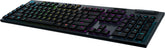 Logitech Gaming G915 - Teclado - luz traseira - USB, Bluetooth, LIGHTSPEED - AZERTY - Francês - interruptor: GL Tactile - preto