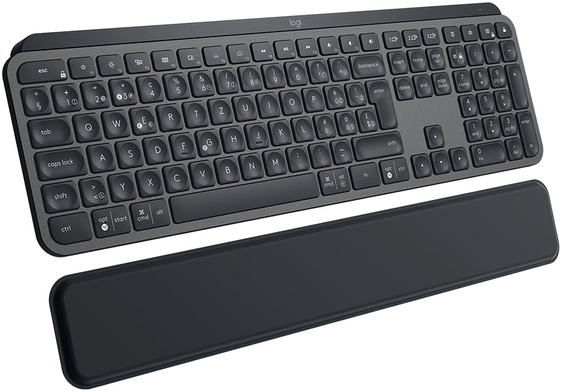 Logitech MX Keys - Keyboard - Backlight - Bluetooth, 2.4GHz - QWERTZ - Swiss - graphite