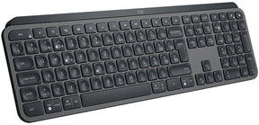 Logitech MX Keys - Teclado - retroiluminação - Bluetooth, 2.4 GHz - QWERTZ - Suíço - grafite