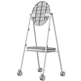 Steelcase - Trolley - para pantalla plana interactiva - gris, blanco ártico, peltre - para Microsoft Surface Hub 2S 50"