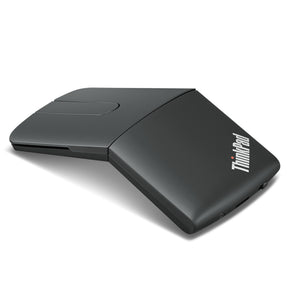 Lenovo ThinkPad X1 Presenter Mouse - Rato - destros e canhotos - laser - 3 botões - sem fios - 2.4 GHz, Bluetooth 5.0 - receptor sem fio USB - preto - para ThinkCentre M70t Gen 3, M90q Gen 2, ThinkPad E14 Gen 4, T14s Gen 3, Yoga Slim 7 Pro 14