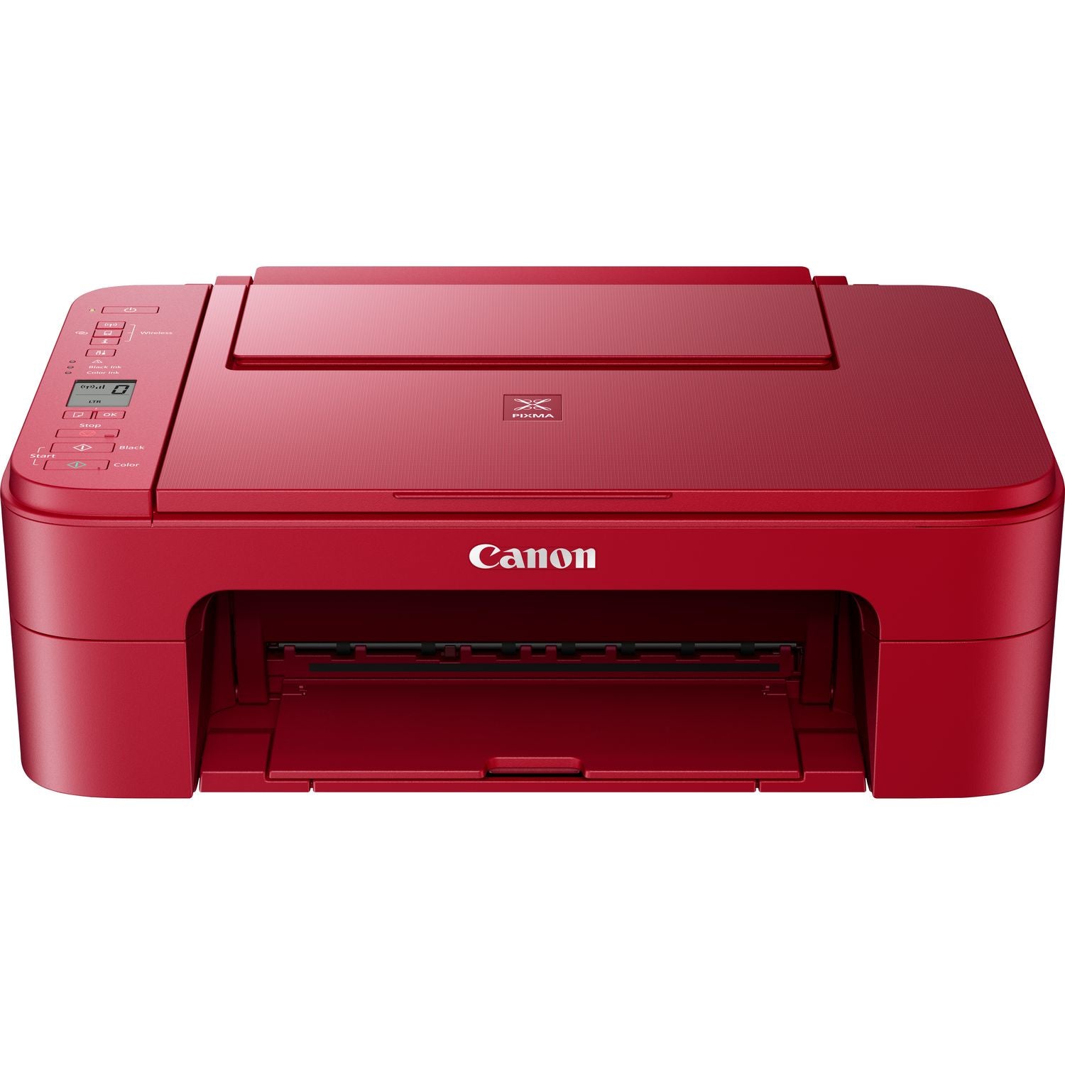 Canon PIXMA TS3352 - Impressora multi-funções - a cores - jacto de tinta - 216 x 297 mm (original) - A4/Legal (media) - até 7.7 ipm (impressão) - 60 folhas - USB 2.0, Wi-Fi(n) - vermelho