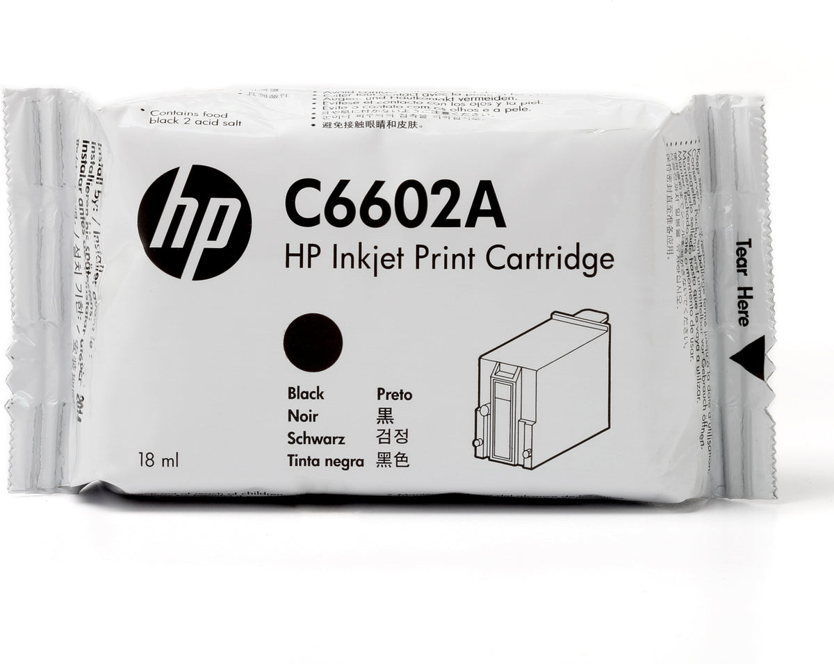 HP - 18 ml - black - compatible - ink cartridge - for Addmaster IJ 6080, 6160, 7100, Ithaca BANKjet 2500, KITCHENjet 1000, POSjet 1000, 1500