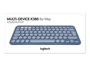 Logitech K380 Multi-Device Bluetooth Keyboard para Mac - Teclado - Inalámbrico - Bluetooth 3.0 - QWERTY - Italiano - Blueberry